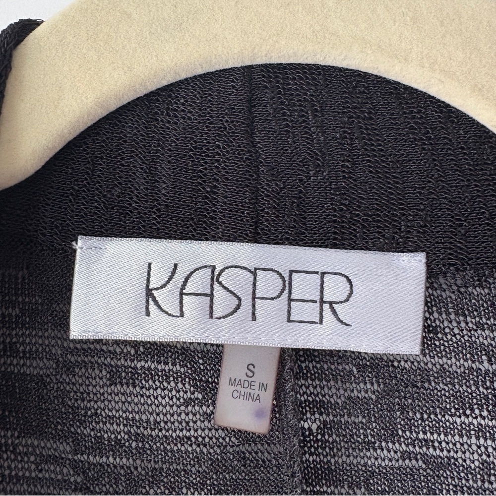 Kasper Sheer Long Line Open Cardigan - Picture 2 of 3